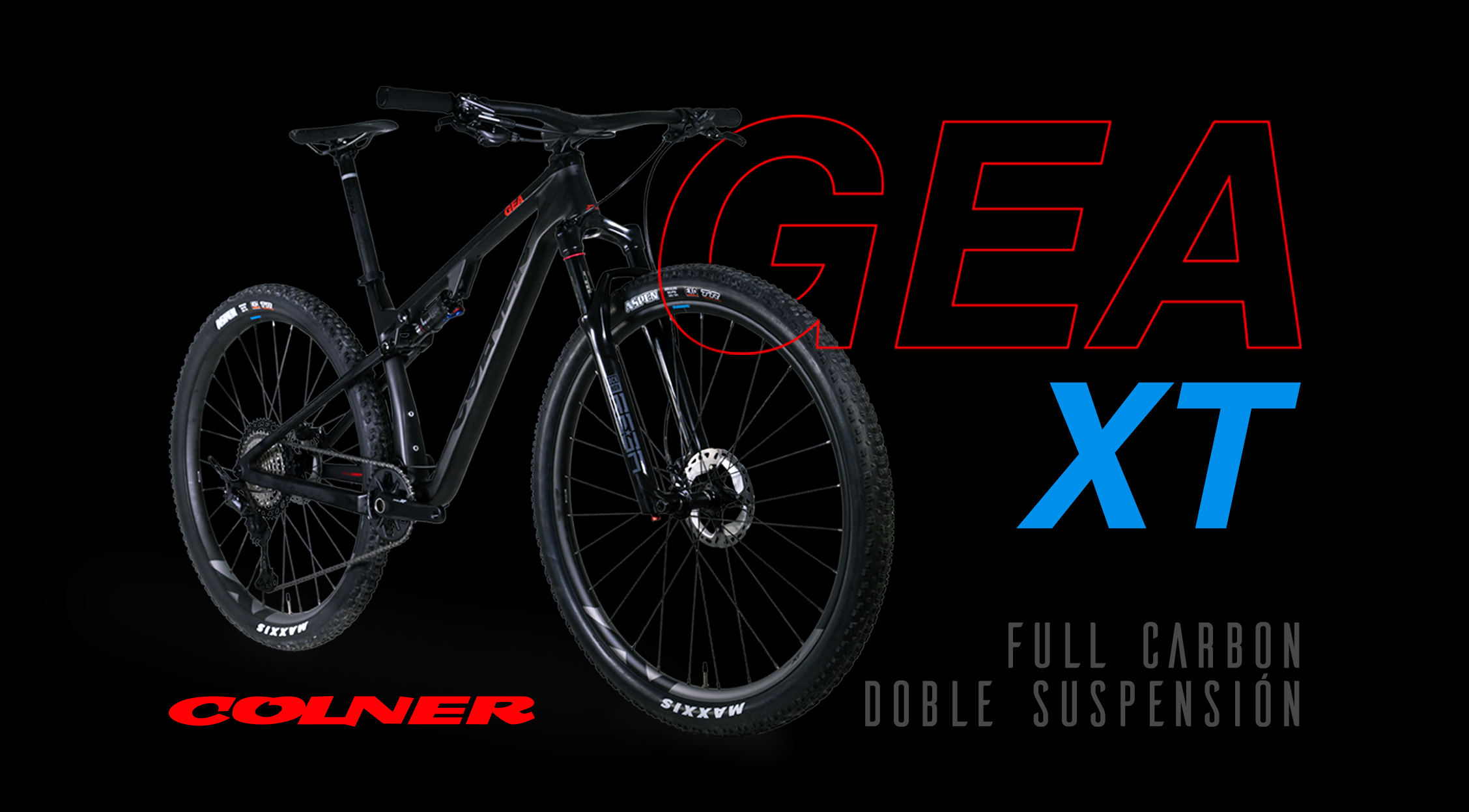 Bicicleta Gea XT full carbono / doble suspensión MTB