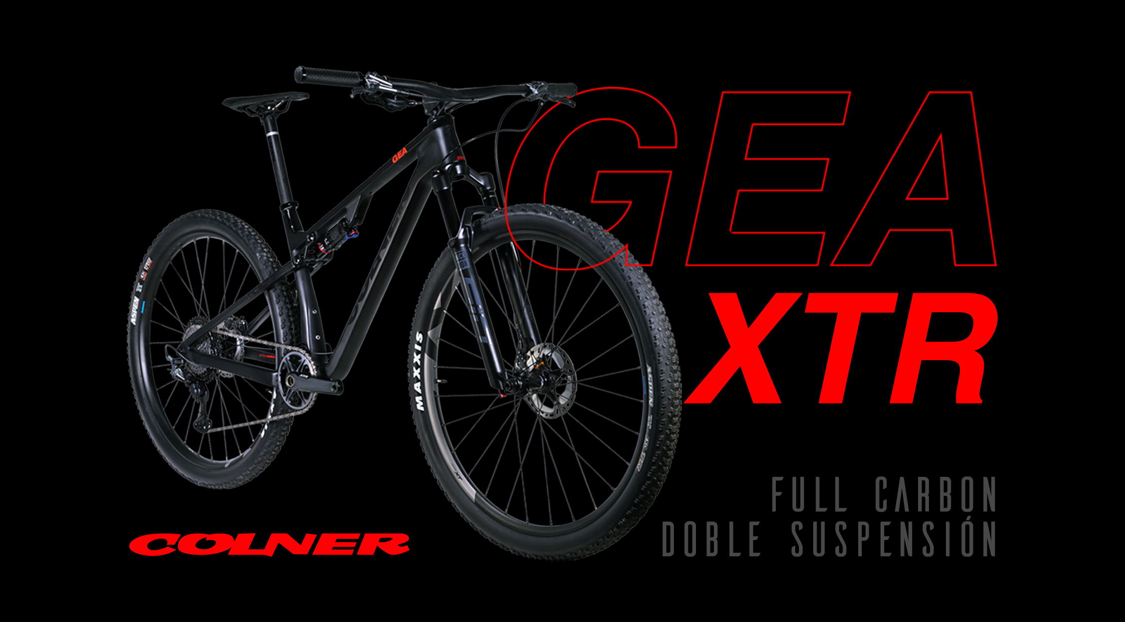 Bicicleta Gea XTR full carbono / doble suspensión MTB